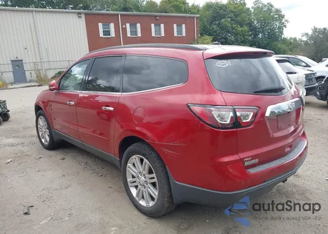 2014 Chevrolet Traverse Lt из США, поврежденный, VIN 1GNKVGKD2EJ141244